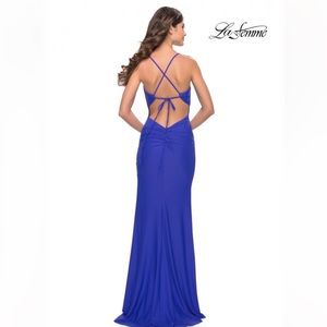 La Femme | 31516 | Royal Blue Prom Dress | Size 2